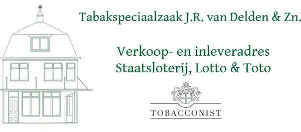 Logo van Tabakspeciaalzaak J.R. van Delden & Zn.